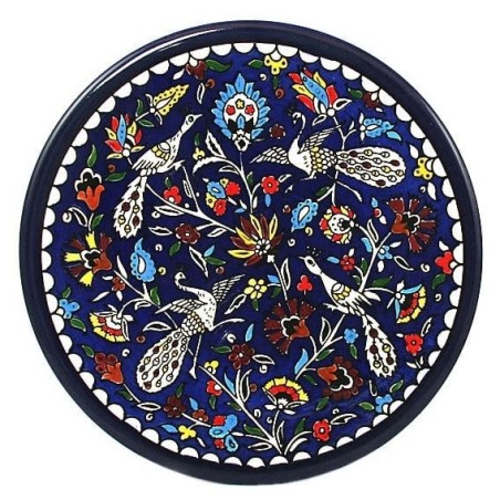 4-Peacock Plate. Armenian Ceramic