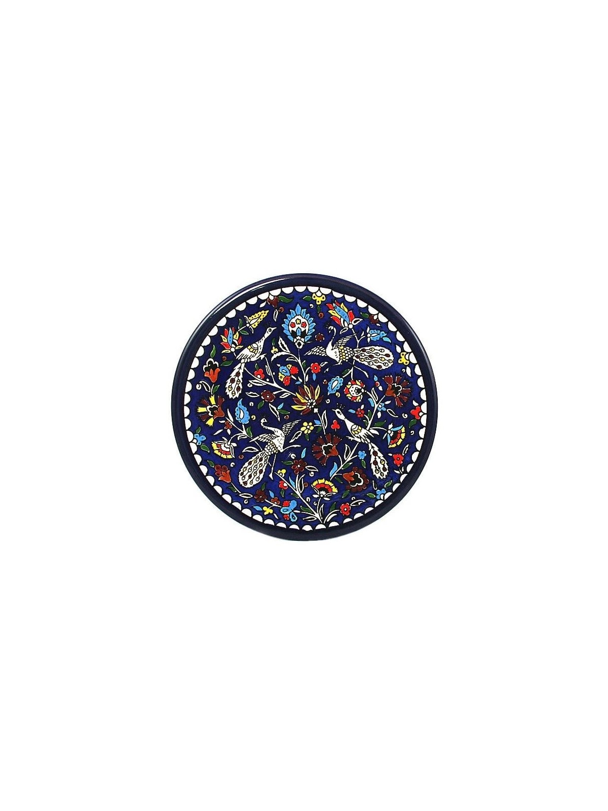 4-Peacock Plate. Armenian Ceramic