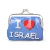 Light Blue 'I Love Israel' Coin Pouch
