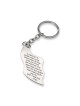Israeli Flag Keychain With Tefillat HaDerech (Traveler's Prayer)