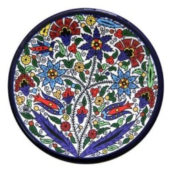 Flowers Plate (small). Armenian Ceramic
