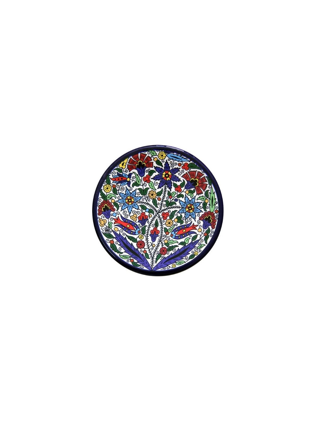 Flowers Plate (small). Armenian Ceramic