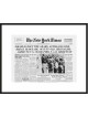 Framed New York Times Front Page Reprint - Liberation of Jerusalem (19