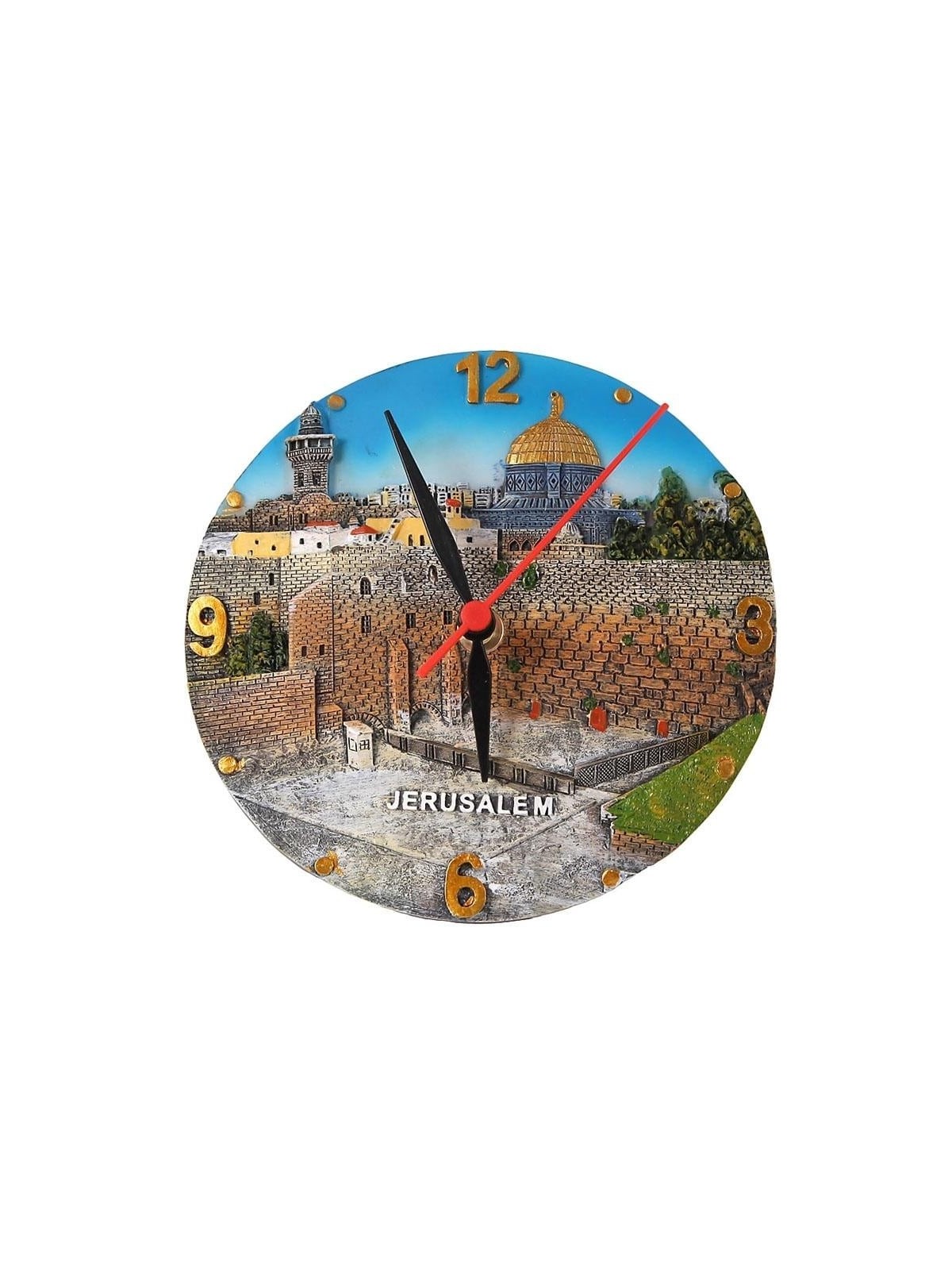Jerusalem Wall Clock: Old City & Kotel