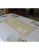 Yair Emanuel Shabbat Tablecloth Silk-Printed Linen Lecha Dodi Table Ru