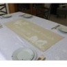 Yair Emanuel Shabbat Tablecloth Silk-Printed Linen Lecha Dodi Table Ru