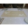 Yair Emanuel Shabbat Tablecloth Silk-Printed Linen Lecha Dodi Table Ru