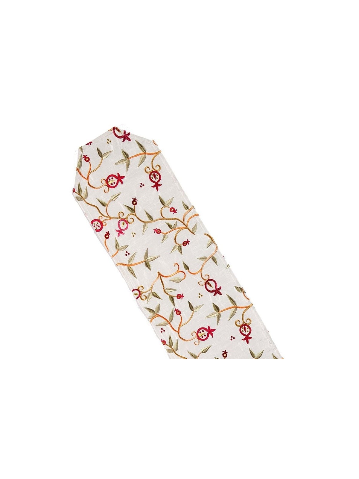 Yair Emanuel Embroidered Pomegranates Runner (Choice of Colors)