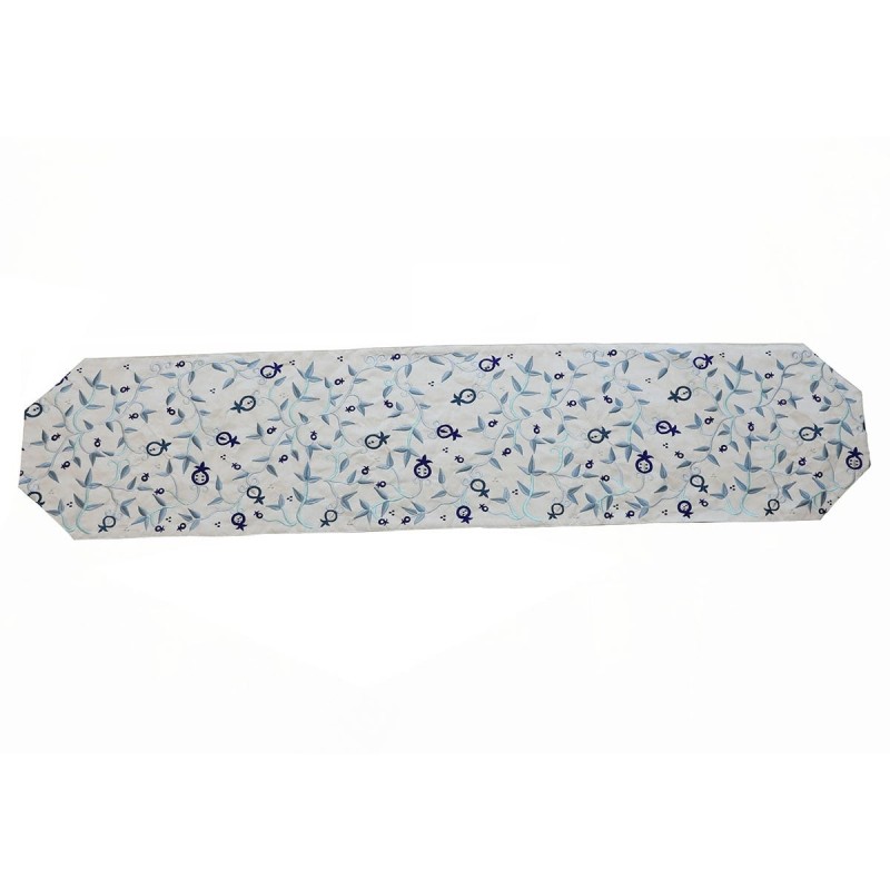 Yair Emanuel Embroidered Pomegranates Runner (Choice of Colors)