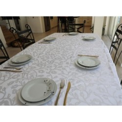Stain & Water Resistant Tablecloth With Pomegranates Design (Choice of