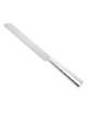 Hammered Silver-Plated Serrated Challah Knife by Hazorfim