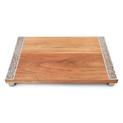 Yair Emanuel Wooden Challah Board with Pomegranates