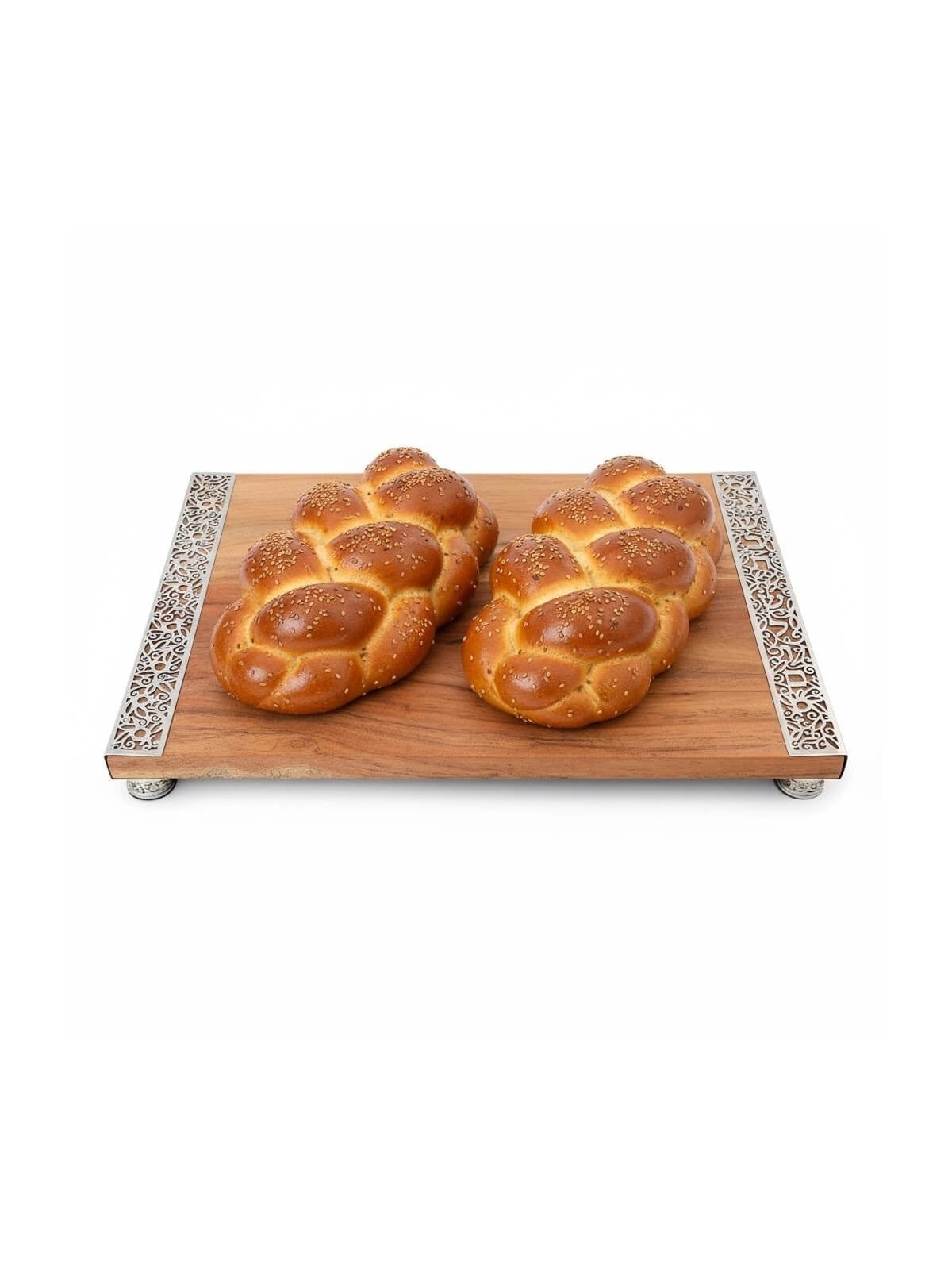 Yair Emanuel Wooden Challah Board with Pomegranates