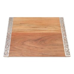 Yair Emanuel Wooden Challah Board with Pomegranates