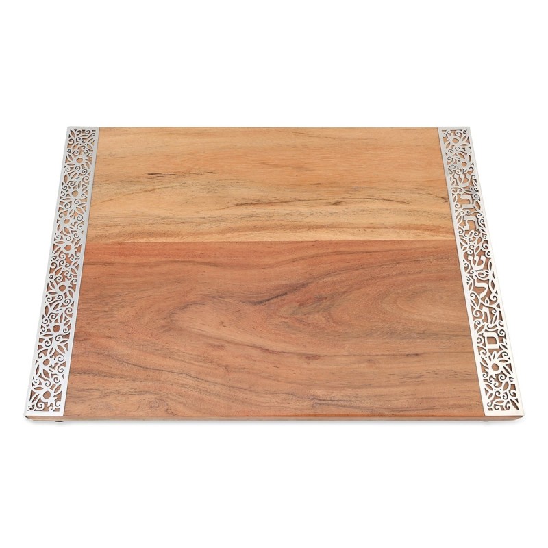 Yair Emanuel Wooden Challah Board with Pomegranates