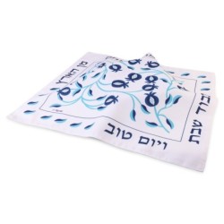 Red Pomegranate Bamboo Challah Cover