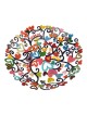 Yair Emanuel Hand Painted Laser Cut Bowl - Hearts