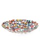 Yair Emanuel Hand Painted Laser Cut Bowl - Hearts