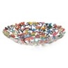 Yair Emanuel Hand Painted Laser Cut Bowl - Hearts