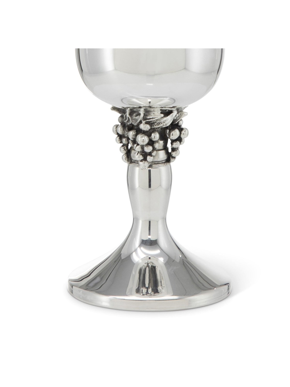 Hazorfim 925 Sterling Silver Eshkol Kiddush Cup with Gold-Plated Inter