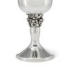 Hazorfim 925 Sterling Silver Eshkol Kiddush Cup with Gold-Plated Inter