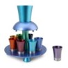 Yair Emanuel Anodized Aluminum Kiddush Fountain - Rainbow