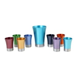 Yair Emanuel Anodized Aluminum Kiddush Fountain - Rainbow