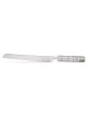 Yair Emanuel Colorful Rings Challah Knife With Mini Salt Shaker (Choic