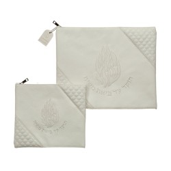 Faux Suede Tallit and Tefillin Bag Set Bres... | Talit & Tefillin Bags