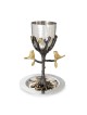 Yair Emanuel Handmade Tree of Life Kiddush Cup Set