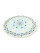 Glass Rosh Hashanah Seder Plate - Pomegranate Design