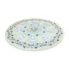 Glass Rosh Hashanah Seder Plate - Pomegranate Design