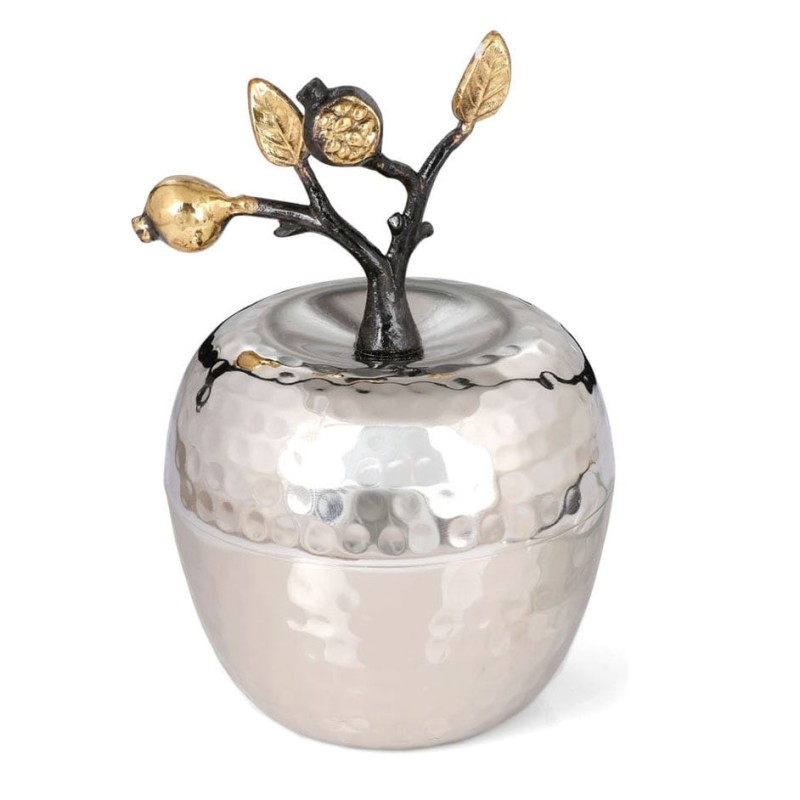 Yair Emanuel Apple Rosh Hashanah Honey Dish with Pomegranates