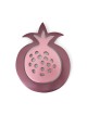 Yair Emanuel Aluminum 2-Piece Trivet Set - Pomegranate - Magenta