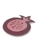 Yair Emanuel Aluminum 2-Piece Trivet Set - Pomegranate - Magenta