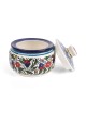 Flowers Sugar and Honey Bowl. Armenian Ceramic