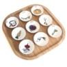 Modern Rosh Hashanah Seder Plate Bamboo by Mickala Design