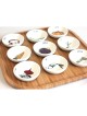 Modern Rosh Hashanah Seder Plate Bamboo by Mickala Design