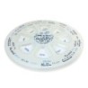 Glass Rosh Hashanah Seder Plate - Blessings