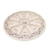 Bamboo Rosh Hashanah Seder Plate with Pomegranate Motif