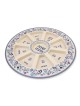 Bamboo Rosh Hashanah Seder Plate with Pomegranate Motif