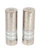 Yair Emanuel Textured Nickel Cylinder Salt and Pepper Set