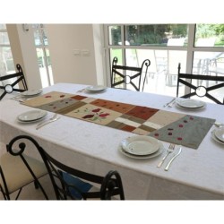 Yair Emanuel Raw Silk Runner - Pomegranates Gold