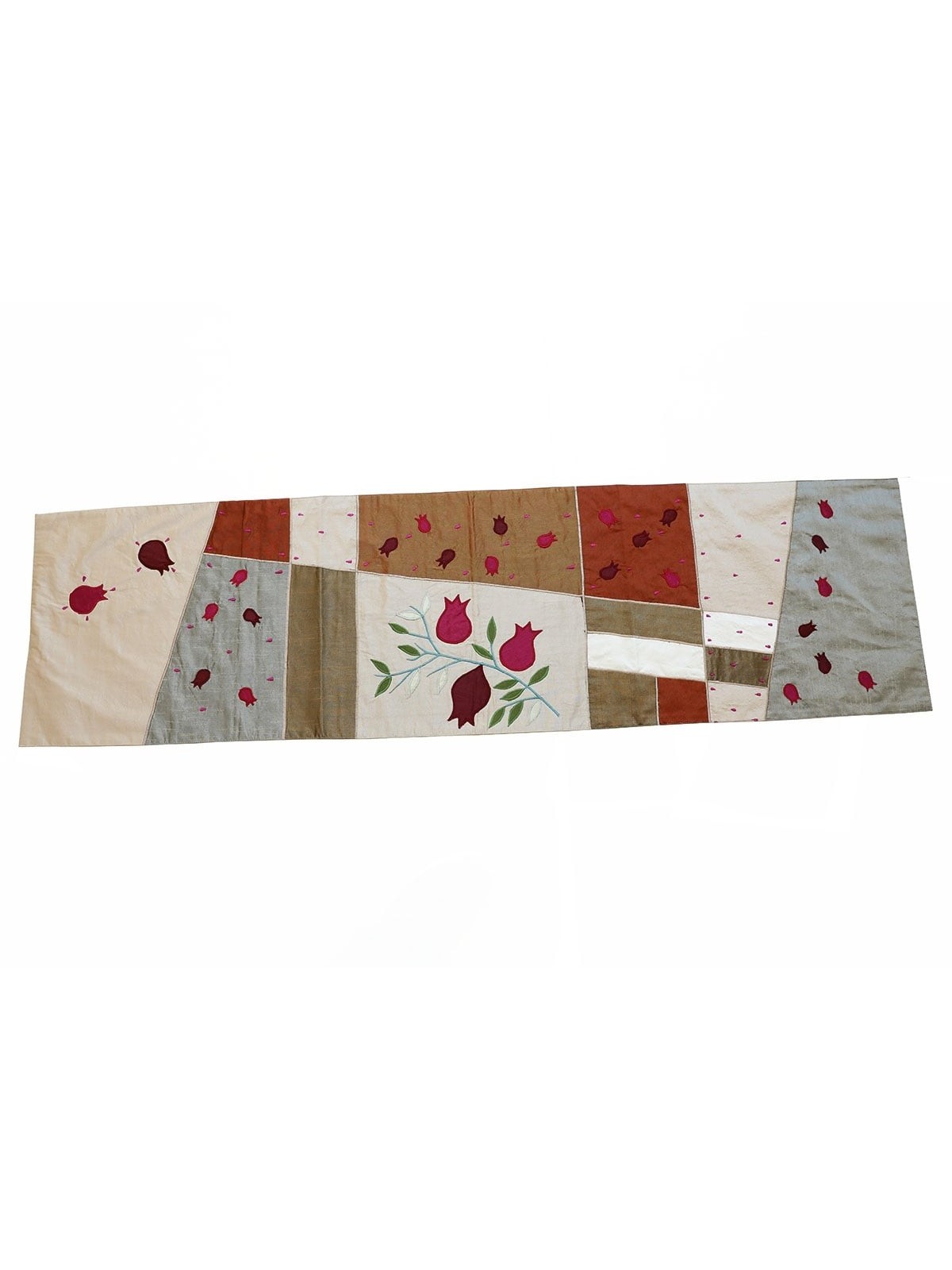 Yair Emanuel Raw Silk Runner - Pomegranates Gold