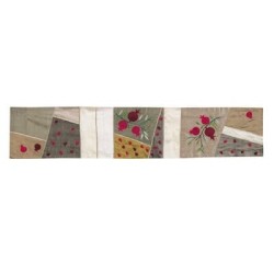 Yair Emanuel Raw Silk Runner - Pomegranates Gold