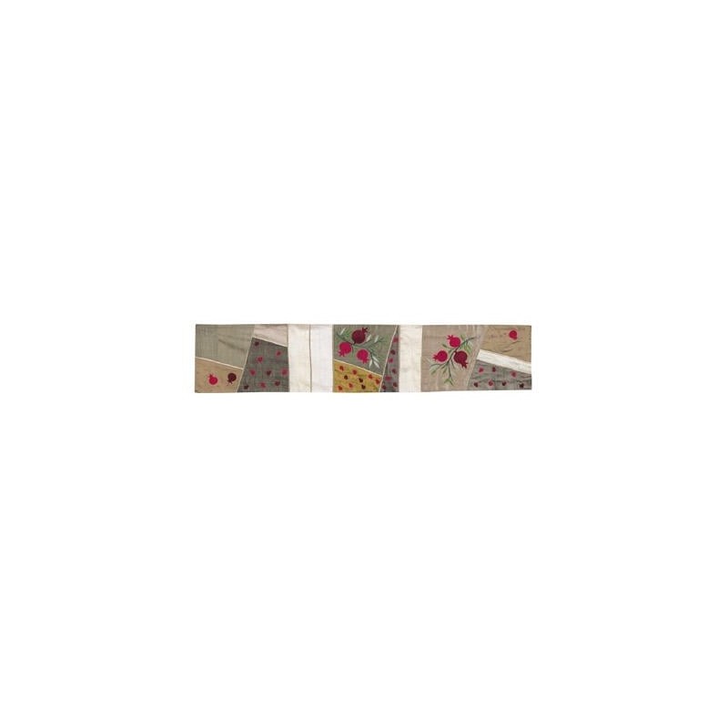 Yair Emanuel Raw Silk Runner - Pomegranates Gold