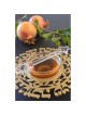 Dorit Judaica Plat de miel Shanah Tovah plaqué or