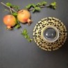 Dorit Judaica Gold Plated Shanah Tovah Honey Dish