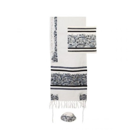 Yair Emanuel Embroidered Cotton Tallit Se... | Jewish Gift from Israel