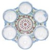 Pomegranate Mandala Rosh Hashanah Seder Plate by Dorit Judaica